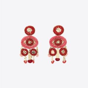 ZARA COMBINED CROCHET EARRINGS NWT